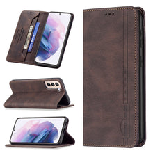Load image into Gallery viewer, Magnetic RFID Blocking Anti-Theft Leather Case with Holder &amp; Card Slots &amp; Wallet, For Samsung Galaxy A71, For Samsung Galaxy A72 5G / 4G, For Samsung Galaxy S20+, For Samsung Galaxy S20 Ultra, For Samsung Galaxy S20 FE, For Samsung Galaxy S20          ...