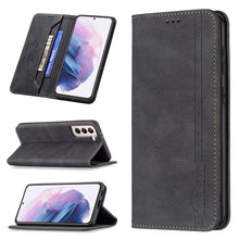 Load image into Gallery viewer, Magnetic RFID Blocking Anti-Theft Leather Case with Holder &amp; Card Slots &amp; Wallet, For Samsung Galaxy A71, For Samsung Galaxy A72 5G / 4G, For Samsung Galaxy S20+, For Samsung Galaxy S20 Ultra, For Samsung Galaxy S20 FE, For Samsung Galaxy S20          ...