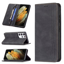 Load image into Gallery viewer, Magnetic RFID Blocking Anti-Theft Leather Case with Holder &amp; Card Slots &amp; Wallet, For Samsung Galaxy A71, For Samsung Galaxy A72 5G / 4G, For Samsung Galaxy S20+, For Samsung Galaxy S20 Ultra, For Samsung Galaxy S20 FE, For Samsung Galaxy S20          ...