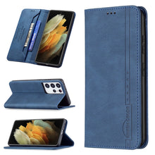 Load image into Gallery viewer, Magnetic RFID Blocking Anti-Theft Leather Case with Holder &amp; Card Slots &amp; Wallet, For Samsung Galaxy A71, For Samsung Galaxy A72 5G / 4G, For Samsung Galaxy S20+, For Samsung Galaxy S20 Ultra, For Samsung Galaxy S20 FE, For Samsung Galaxy S20          ...