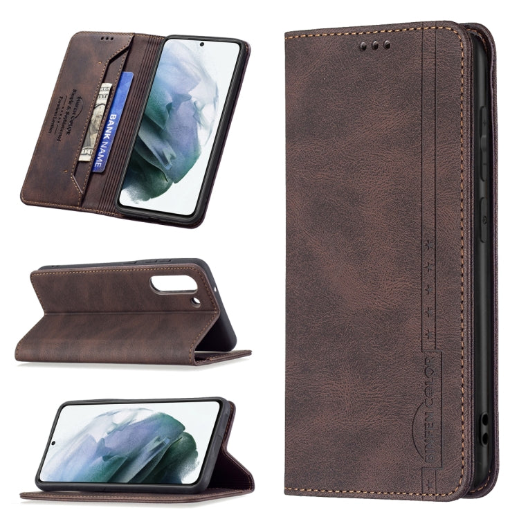 Magnetic RFID Blocking Anti-Theft Leather Case with Holder & Card Slots & Wallet, For Samsung Galaxy A71, For Samsung Galaxy A72 5G / 4G, For Samsung Galaxy S20+, For Samsung Galaxy S20 Ultra, For Samsung Galaxy S20 FE, For Samsung Galaxy S20          ...