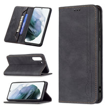 Load image into Gallery viewer, Magnetic RFID Blocking Anti-Theft Leather Case with Holder &amp; Card Slots &amp; Wallet, For Samsung Galaxy A71, For Samsung Galaxy A72 5G / 4G, For Samsung Galaxy S20+, For Samsung Galaxy S20 Ultra, For Samsung Galaxy S20 FE, For Samsung Galaxy S20          ...