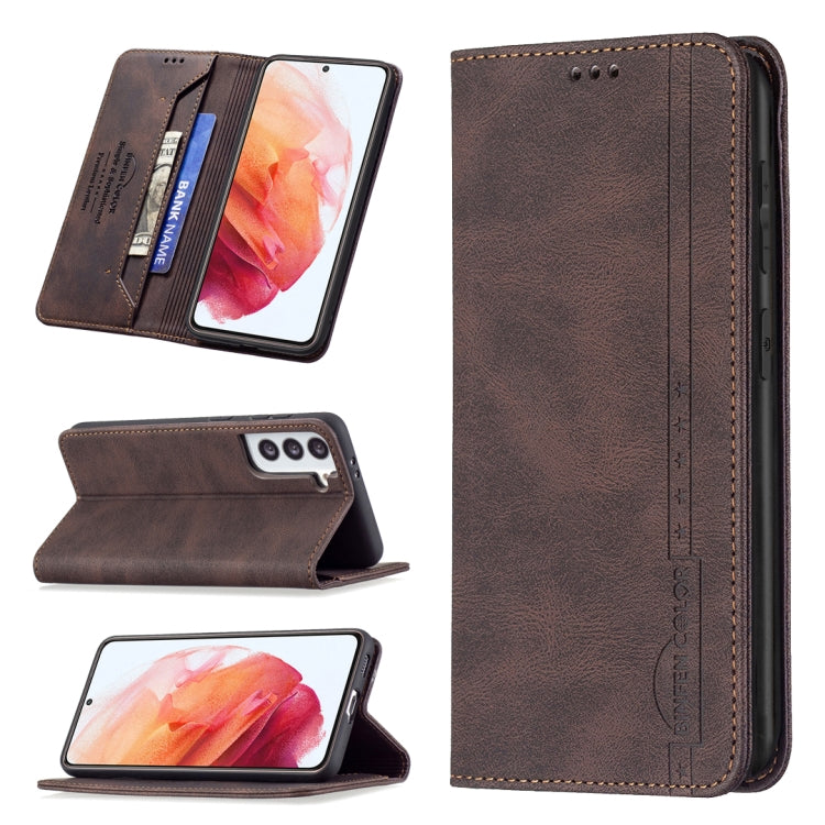 Magnetic RFID Blocking Anti-Theft Leather Case with Holder & Card Slots & Wallet, For Samsung Galaxy A71, For Samsung Galaxy A72 5G / 4G, For Samsung Galaxy S20+, For Samsung Galaxy S20 Ultra, For Samsung Galaxy S20 FE, For Samsung Galaxy S20          ...
