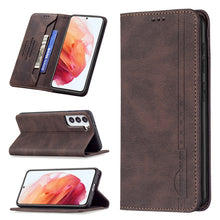 Load image into Gallery viewer, Magnetic RFID Blocking Anti-Theft Leather Case with Holder &amp; Card Slots &amp; Wallet, For Samsung Galaxy A71, For Samsung Galaxy A72 5G / 4G, For Samsung Galaxy S20+, For Samsung Galaxy S20 Ultra, For Samsung Galaxy S20 FE, For Samsung Galaxy S20          ...