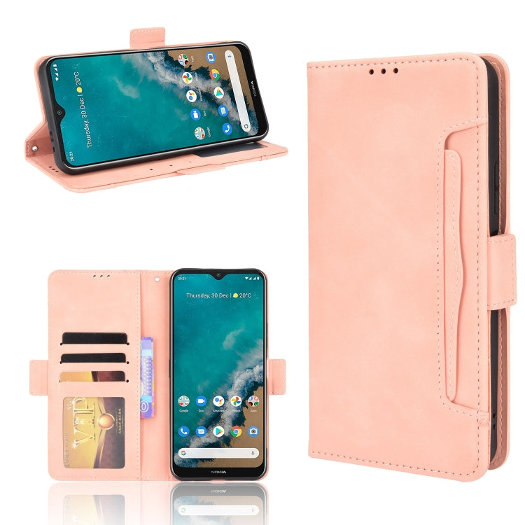 Skin Feel Calf Pattern Horizontal Flip Leather Case with Holder & Card Slots & Photo Frame, For Motorola Moto G50 5G Oversea Version, For OPPO Realme 8i, For vivo Y33S / Y21 / Y21S, For Nokia G50 5G, For Samsung Galaxy Z Fold3 5G(Pen Slot)             ...