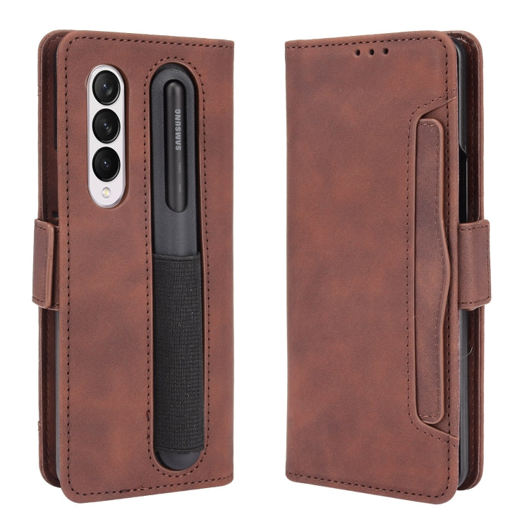 Skin Feel Calf Pattern Horizontal Flip Leather Case with Holder & Card Slots & Photo Frame, For Motorola Moto G50 5G Oversea Version, For OPPO Realme 8i, For vivo Y33S / Y21 / Y21S, For Nokia G50 5G, For Samsung Galaxy Z Fold3 5G(Pen Slot)             ...