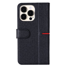 Load image into Gallery viewer, GEBEI Top-grain Leather Horizontal Flip Protective Case with Holder &amp; Card Slots &amp; Wallet &amp; Photo Frame, For iPhone 13, For iPhone 13 Pro, For iPhone 13 Pro Max