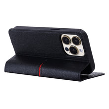 Load image into Gallery viewer, GEBEI Top-grain Leather Horizontal Flip Protective Case with Holder &amp; Card Slots &amp; Wallet &amp; Photo Frame, For iPhone 13, For iPhone 13 Pro, For iPhone 13 Pro Max