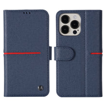 Load image into Gallery viewer, GEBEI Top-grain Leather Horizontal Flip Protective Case with Holder &amp; Card Slots &amp; Wallet &amp; Photo Frame, For iPhone 13, For iPhone 13 Pro, For iPhone 13 Pro Max