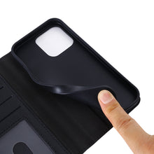 Load image into Gallery viewer, GEBEI Top-grain Leather Horizontal Flip Protective Case with Holder &amp; Card Slots &amp; Wallet &amp; Photo Frame, For iPhone 13, For iPhone 13 Pro, For iPhone 13 Pro Max