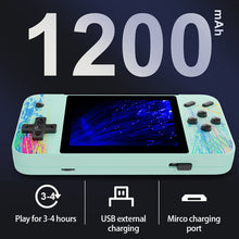 Load image into Gallery viewer, G3 Macaron 3.5 inch Screen Handheld Game Console Built-in 800 Games, Single Player / Pink, Single Player / Grey, Single Player / Green, Single Player / Blue