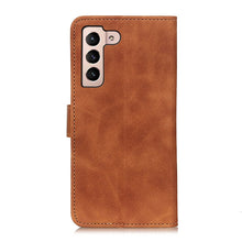 Load image into Gallery viewer, KHAZNEH Retro Texture PU + TPU Horizontal Flip Leather Case with Holder &amp; Card Slots &amp; Wallet, For Samsung Galaxy S22 5G, For Samsung Galaxy S22+ 5G, For Samsung Galaxy S22 Ultra 5G, For Xiaomi Civi 5G