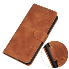 Load image into Gallery viewer, KHAZNEH Retro Texture PU + TPU Horizontal Flip Leather Case with Holder &amp; Card Slots &amp; Wallet, For Samsung Galaxy S22 5G, For Samsung Galaxy S22+ 5G, For Samsung Galaxy S22 Ultra 5G, For Xiaomi Civi 5G
