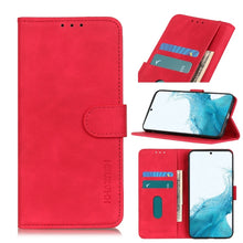 Load image into Gallery viewer, KHAZNEH Retro Texture PU + TPU Horizontal Flip Leather Case with Holder &amp; Card Slots &amp; Wallet, For Samsung Galaxy S22 5G, For Samsung Galaxy S22+ 5G, For Samsung Galaxy S22 Ultra 5G, For Xiaomi Civi 5G