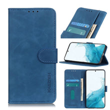 Load image into Gallery viewer, KHAZNEH Retro Texture PU + TPU Horizontal Flip Leather Case with Holder &amp; Card Slots &amp; Wallet, For Samsung Galaxy S22 5G, For Samsung Galaxy S22+ 5G, For Samsung Galaxy S22 Ultra 5G, For Xiaomi Civi 5G