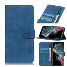 Load image into Gallery viewer, KHAZNEH Retro Texture PU + TPU Horizontal Flip Leather Case with Holder &amp; Card Slots &amp; Wallet, For Samsung Galaxy S22 5G, For Samsung Galaxy S22+ 5G, For Samsung Galaxy S22 Ultra 5G, For Xiaomi Civi 5G
