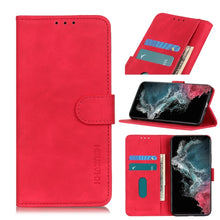 Load image into Gallery viewer, KHAZNEH Retro Texture PU + TPU Horizontal Flip Leather Case with Holder &amp; Card Slots &amp; Wallet, For Samsung Galaxy S22 5G, For Samsung Galaxy S22+ 5G, For Samsung Galaxy S22 Ultra 5G, For Xiaomi Civi 5G