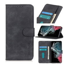 Load image into Gallery viewer, KHAZNEH Retro Texture PU + TPU Horizontal Flip Leather Case with Holder &amp; Card Slots &amp; Wallet, For Samsung Galaxy S22 5G, For Samsung Galaxy S22+ 5G, For Samsung Galaxy S22 Ultra 5G, For Xiaomi Civi 5G