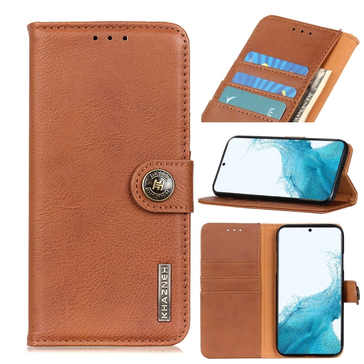 KHAZNEH Cowhide Texture Horizontal Flip Leather Case with Holder & Card Slots & Wallet, For Samsung Galaxy S22 5G, For Samsung Galaxy S22+ 5G, For Samsung Galaxy S22 Ultra 5G, For Xiaomi Civi 5G