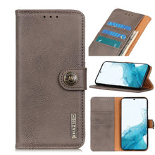 Load image into Gallery viewer, KHAZNEH Cowhide Texture Horizontal Flip Leather Case with Holder &amp; Card Slots &amp; Wallet, For Samsung Galaxy S22 5G, For Samsung Galaxy S22+ 5G, For Samsung Galaxy S22 Ultra 5G, For Xiaomi Civi 5G