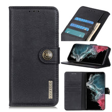 Load image into Gallery viewer, KHAZNEH Cowhide Texture Horizontal Flip Leather Case with Holder &amp; Card Slots &amp; Wallet, For Samsung Galaxy S22 5G, For Samsung Galaxy S22+ 5G, For Samsung Galaxy S22 Ultra 5G, For Xiaomi Civi 5G