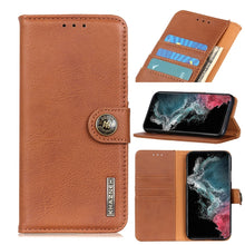 Load image into Gallery viewer, KHAZNEH Cowhide Texture Horizontal Flip Leather Case with Holder &amp; Card Slots &amp; Wallet, For Samsung Galaxy S22 5G, For Samsung Galaxy S22+ 5G, For Samsung Galaxy S22 Ultra 5G, For Xiaomi Civi 5G