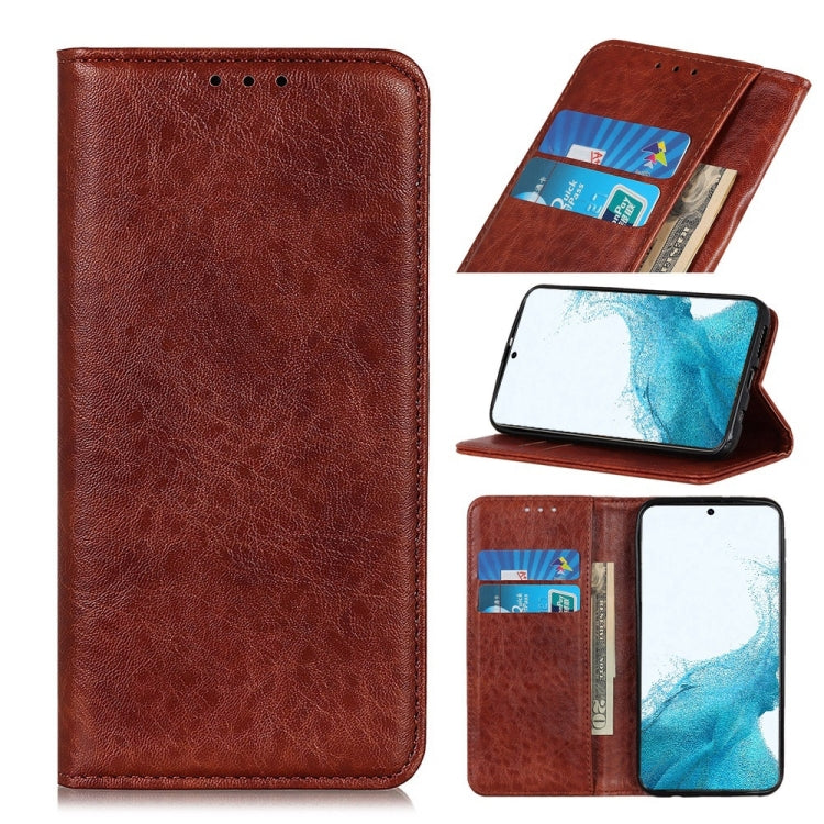 Magnetic Crazy Horse Texture Horizontal Flip Leather Case with Holder & Card Slots & Wallet, For Samsung Galaxy S22 5G, For Samsung Galaxy S22+ 5G, For Samsung Galaxy S22 Ultra 5G, For Xiaomi Civi 5G