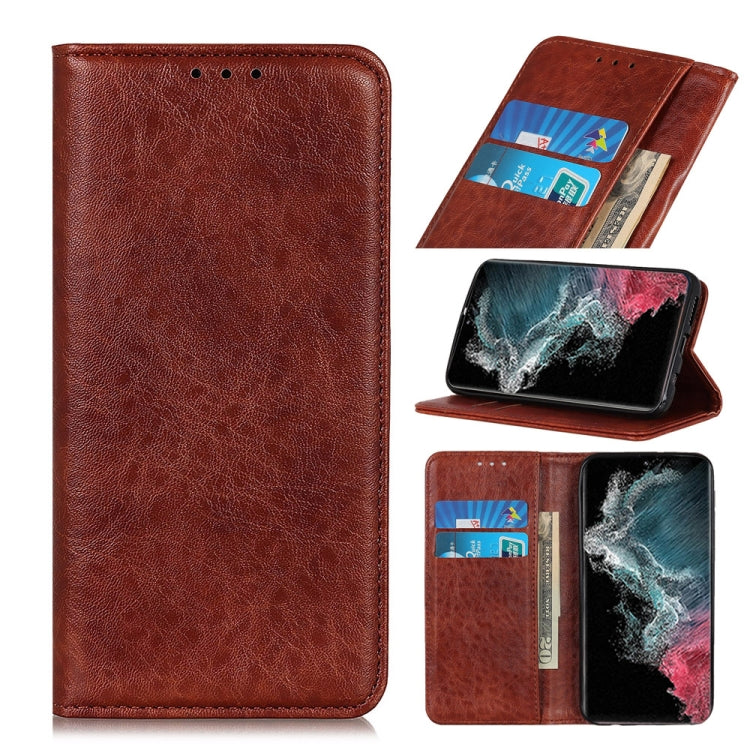 Magnetic Crazy Horse Texture Horizontal Flip Leather Case with Holder & Card Slots & Wallet, For Samsung Galaxy S22 5G, For Samsung Galaxy S22+ 5G, For Samsung Galaxy S22 Ultra 5G, For Xiaomi Civi 5G