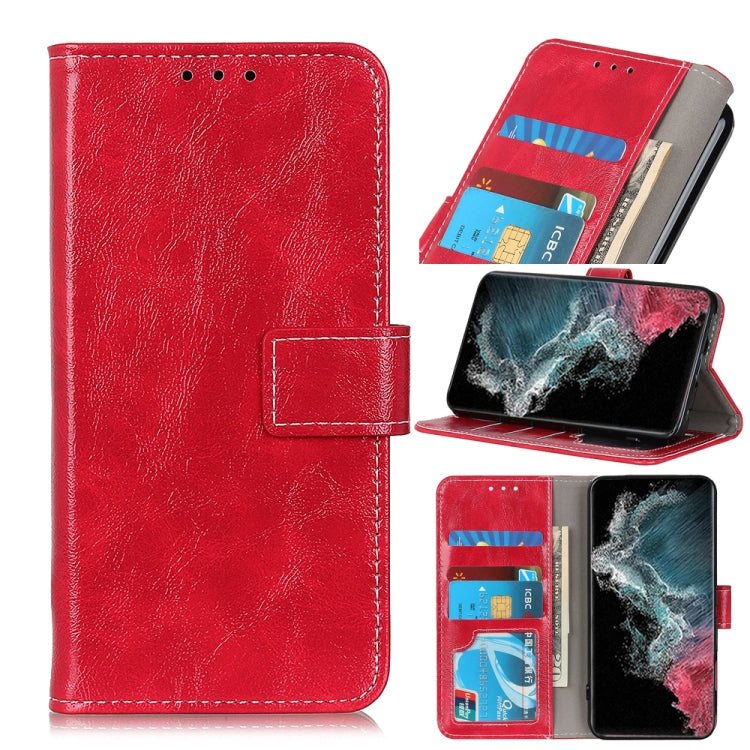 Retro Crazy Horse Texture Horizontal Flip Leather Case with Holder & Card Slots & Photo Frame & Wallet, For Samsung Galaxy S22 5G, For Samsung Galaxy S22+ 5G, For Samsung Galaxy S22 Ultra 5G, For Xiaomi Civi 5G