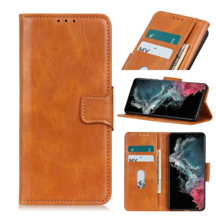 Mirren Crazy Horse Texture Horizontal Flip Leather Case with Holder & Card Slots & Wallet, For Samsung Galaxy S22 5G, For Samsung Galaxy S22+ 5G, For Samsung Galaxy S22 Ultra 5G