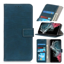 Load image into Gallery viewer, Magnetic Crocodile Texture Horizontal Flip Leather Case with Holder &amp; Card Slots &amp; Wallet, For Samsung Galaxy S22 5G, For Samsung Galaxy S22+ 5G, For Samsung Galaxy S22 Ultra 5G, For Xiaomi Civi 5G