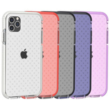 Load image into Gallery viewer, Grid Pattern Shockproof Transparent TPU Protective Case, For iPhone 11 Pro, For iPhone 11, For iPhone 11 Pro Max