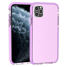 Load image into Gallery viewer, Grid Pattern Shockproof Transparent TPU Protective Case, For iPhone 11 Pro, For iPhone 11, For iPhone 11 Pro Max