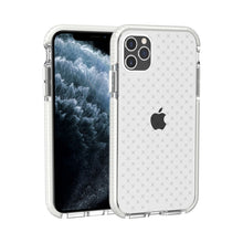 Load image into Gallery viewer, Grid Pattern Shockproof Transparent TPU Protective Case, For iPhone 11 Pro, For iPhone 11, For iPhone 11 Pro Max