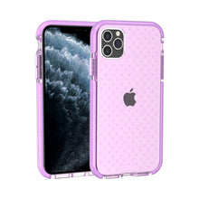 Load image into Gallery viewer, Grid Pattern Shockproof Transparent TPU Protective Case, For iPhone 11 Pro, For iPhone 11, For iPhone 11 Pro Max