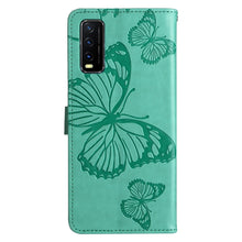 Load image into Gallery viewer, Pressed Printing Butterfly Pattern Horizontal Flip PU Leather Case with Holder &amp; Card Slots &amp; Wallet &amp; Lanyard, For vivo Y20 / Y20a / Y20s, For vivo Y21 2021 / Y21s / Y33s, For Xiaomi Mi 11T / 11T Pro