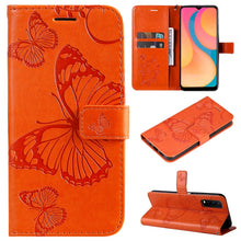 Load image into Gallery viewer, Pressed Printing Butterfly Pattern Horizontal Flip PU Leather Case with Holder &amp; Card Slots &amp; Wallet &amp; Lanyard, For vivo Y20 / Y20a / Y20s, For vivo Y21 2021 / Y21s / Y33s, For Xiaomi Mi 11T / 11T Pro
