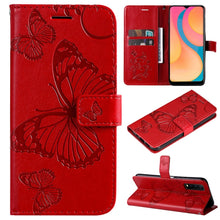 Load image into Gallery viewer, Pressed Printing Butterfly Pattern Horizontal Flip PU Leather Case with Holder &amp; Card Slots &amp; Wallet &amp; Lanyard, For vivo Y20 / Y20a / Y20s, For vivo Y21 2021 / Y21s / Y33s, For Xiaomi Mi 11T / 11T Pro