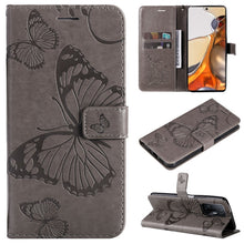 Load image into Gallery viewer, Pressed Printing Butterfly Pattern Horizontal Flip PU Leather Case with Holder &amp; Card Slots &amp; Wallet &amp; Lanyard, For vivo Y20 / Y20a / Y20s, For vivo Y21 2021 / Y21s / Y33s, For Xiaomi Mi 11T / 11T Pro