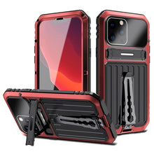Load image into Gallery viewer, Armor Shockproof Splash-proof Dust-proof Phone Case with Holder, For iPhone 13, For iPhone 13 Pro, For iPhone 13 Pro Max, For iPhone 12, For iPhone 12 Pro, For iPhone 12 Pro Max