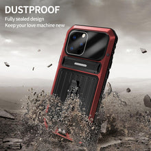 Load image into Gallery viewer, Armor Shockproof Splash-proof Dust-proof Phone Case with Holder, For iPhone 13, For iPhone 13 Pro, For iPhone 13 Pro Max, For iPhone 12, For iPhone 12 Pro, For iPhone 12 Pro Max