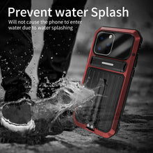 Load image into Gallery viewer, Armor Shockproof Splash-proof Dust-proof Phone Case with Holder, For iPhone 13, For iPhone 13 Pro, For iPhone 13 Pro Max, For iPhone 12, For iPhone 12 Pro, For iPhone 12 Pro Max