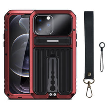 Load image into Gallery viewer, Armor Shockproof Splash-proof Dust-proof Phone Case with Holder, For iPhone 13, For iPhone 13 Pro, For iPhone 13 Pro Max, For iPhone 12, For iPhone 12 Pro, For iPhone 12 Pro Max