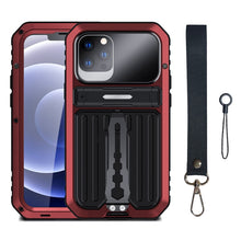 Load image into Gallery viewer, Armor Shockproof Splash-proof Dust-proof Phone Case with Holder, For iPhone 13, For iPhone 13 Pro, For iPhone 13 Pro Max, For iPhone 12, For iPhone 12 Pro, For iPhone 12 Pro Max