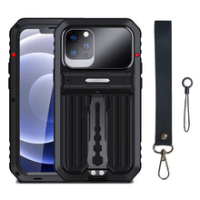 Load image into Gallery viewer, Armor Shockproof Splash-proof Dust-proof Phone Case with Holder, For iPhone 13, For iPhone 13 Pro, For iPhone 13 Pro Max, For iPhone 12, For iPhone 12 Pro, For iPhone 12 Pro Max