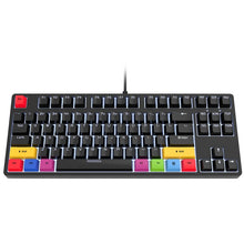 Load image into Gallery viewer, HXSJ L600 87 Keys USB-C / Type-C Wired Red Shaft Mechanical Keyboard with Cool Backlight