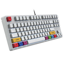 Load image into Gallery viewer, HXSJ L600 87 Keys USB-C / Type-C Wired Red Shaft Mechanical Keyboard with Cool Backlight