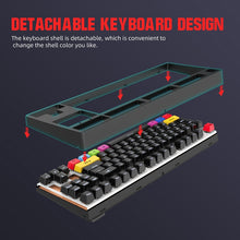 Load image into Gallery viewer, HXSJ L600 87 Keys USB-C / Type-C Wired Red Shaft Mechanical Keyboard with Cool Backlight