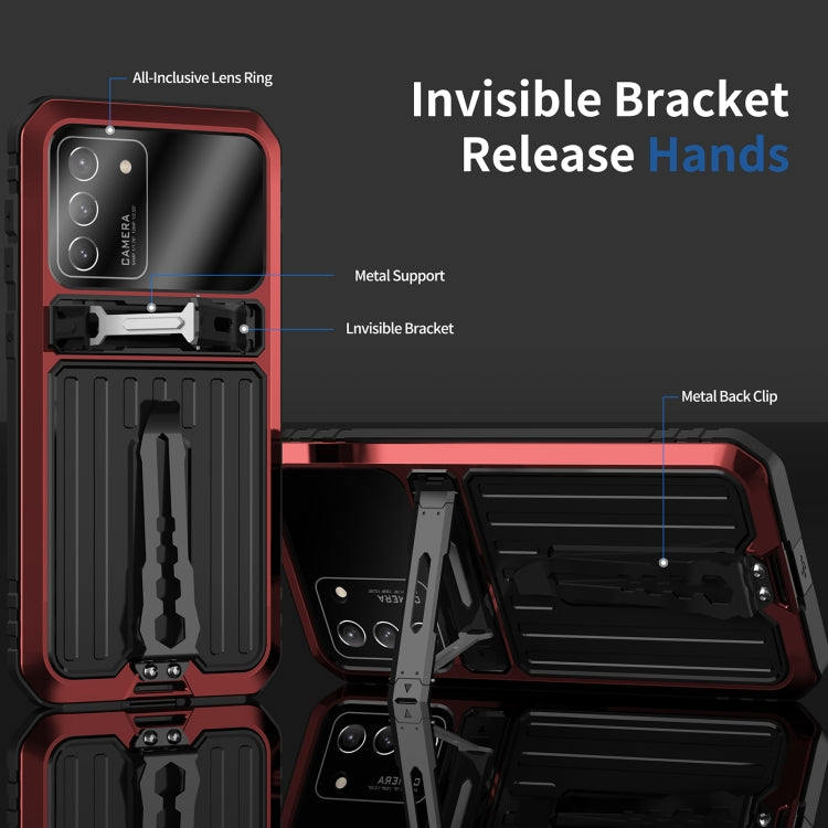 Armor Shockproof Splash-proof Dust-proof Phone Case with Holder, For Samsung Galaxy S21 5G, For Samsung Galaxy S21+ 5G, For Samsung Galaxy S21 Ultra 5G, For Samsung Galaxy S21 FE