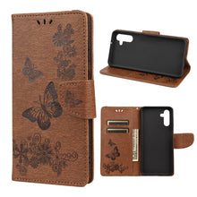 Load image into Gallery viewer, Butterfly Embossed Horizontal Flip Leather Phone Case with Card Slot &amp; Holder, For Samsung Galaxy A13 5G